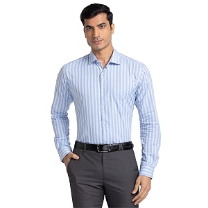Park Avenue Mens Pure Cotton Stripe Pattern