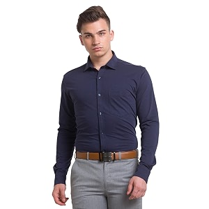 Park Avenue Mens Cotton Blend Solid Pattern