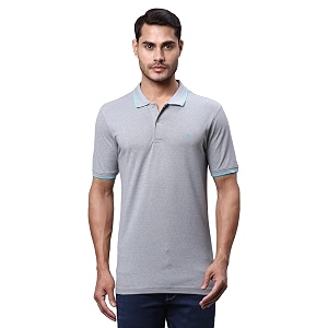 Park Avenue Mens Cotton Polyester Blend Solid
