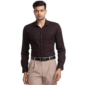Park Avenue Mens Cotton Slim Fit Shirt