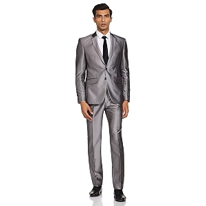 Park Avenue Mens Linen Notch Lapel Suit