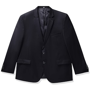 Park Avenue Mens Notch Lapel Slim Blazer