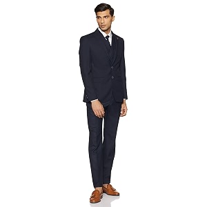 Park Avenue Mens Poly Viscose Peak Lapel
