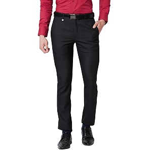 Park Avenue Men Mid Rise Poly Viscose