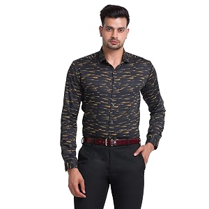 Park Avenue Mens Pure Cotton Print Pattern