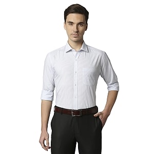 Park Avenue Mens Pure Cotton Stripe Pattern