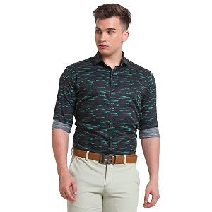 Park Avenue Mens Pure Cotton Print Pattern