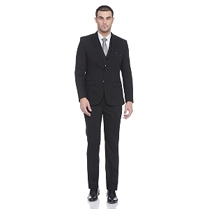 Park Avenue Mens Rayon Peak Lapel Suit