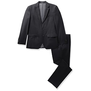 Park Avenue Mens Rayon Notch Lapel Suit
