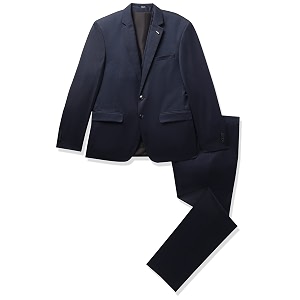 Park Avenue Mens Rayon Notch Lapel Suit