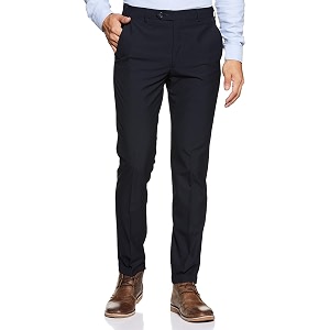 Park Avenue Mens Relaxed Fit Formal Trousers