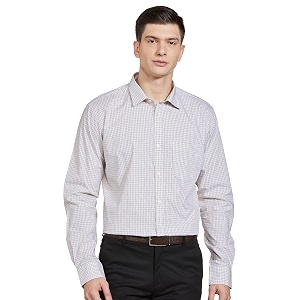 Park Avenue Slim Fit Pure Cotton Checks