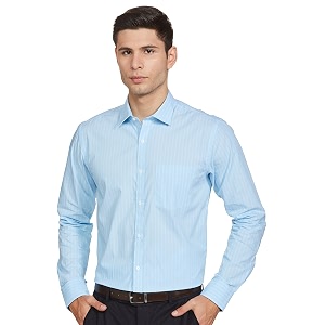 Park Avenue Mens Solid Slim Fit Shirt