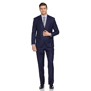 Park Avenue Mens Wool Notch Lapel Suit