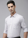PARK AVENUE Men Checkered Formal Yellow Shirt