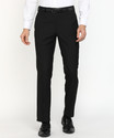 PARK AVENUE Men Regular Fit Black Cotton