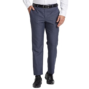 park avenue men39s smart fit mid rise houndstooth pattern poly viscose blend pleatless formal trouser