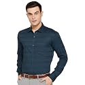 Park Avenue Slim Fit Striped Dark Petrol