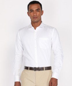 PARK AVENUE Men Slim Fit Self Design