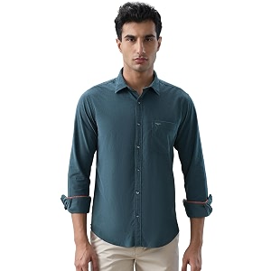 Park Avenue Men Slim Fit Solid Pattern