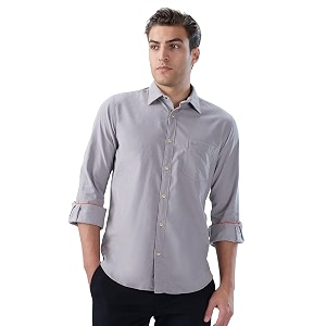 Park Avenue Men Slim Fit Solid Pattern