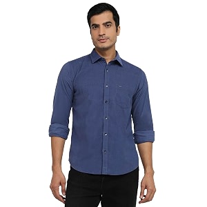 Park Avenue Men Slim Fit Solid Pattern