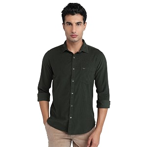 Park Avenue Men Slim Fit Solid Pattern