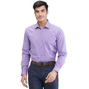 Park Avenue Men Slim Fit Structure Pattern