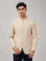 PARK AVENUE Men Solid Bandhgala Formal Blazer