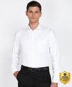 PARK AVENUE Men Solid Formal White Shirt