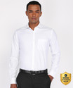 PARK AVENUE Men Solid Formal White Shirt