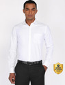 PARK AVENUE Men Solid Formal White Shirt