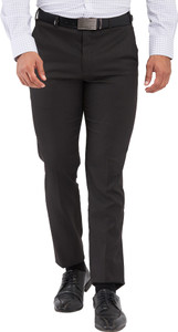 PARK AVENUE Regular Fit Men Brown Trousers