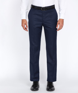 PARK AVENUE Regular Fit Men Dark Blue