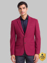 PARK AVENUE Self Design Single Breasted Casual