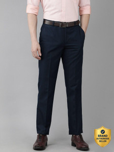 PARK AVENUE Slim Fit Men Dark Blue
