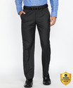 PARK AVENUE Slim Fit Men Grey Trousers