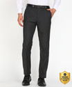 PARK AVENUE Slim Fit Men Grey Trousers