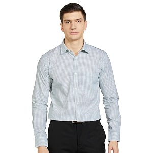 Park Avenue Slim Fit Pure Cotton Checks