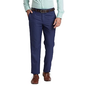 Park Avenue Smart Fit Polyester Blend Checks