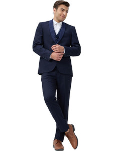 PARK AVENUE Suit Textured Men Suit