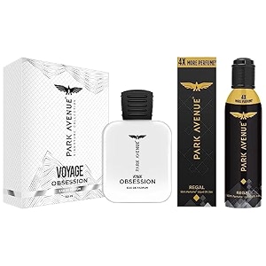 park avenue men voyage obsession eau de parfum 50 ml amp regal no gas premium perfume long lasting musk scent fragrance spray 130ml