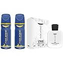 Park Avenue Men Voyage Obsession Eau De Parfum, 50 Ml & Good Morning Combo Perfume Fresh Long Lasting Musk Scent Fragrance Spray Super Saver Pack, 300Ml (Pack Of 2)