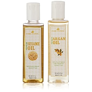 park daniel argan oil amp sesame oil undiluted 200 ml pack of 2