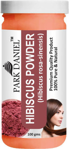 park daniel premium hibiscus powder - for face pack  hair growth 100 gms 100 g