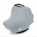 Parker Baby Co Multi-Use Cover, Carseat &amp; Nursing Cover: Stormy Blue Stripe