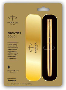 parker frontier gold fountain pen fountain pen