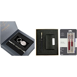parker vector gift set amp frontier gold trim roller ball pen 2 piece amp vector standard roller ball pen