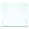 Parko Home Decoration Turtle Aquarium Tank Beautiful Fashion Clear Glass Mini Fish Tank Aqua Habitat Aquarium Tank Only (Colour May Vary)