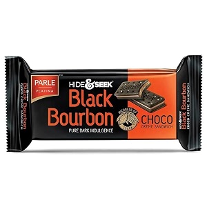 parle hide and seek black bourbon chocolate 100g